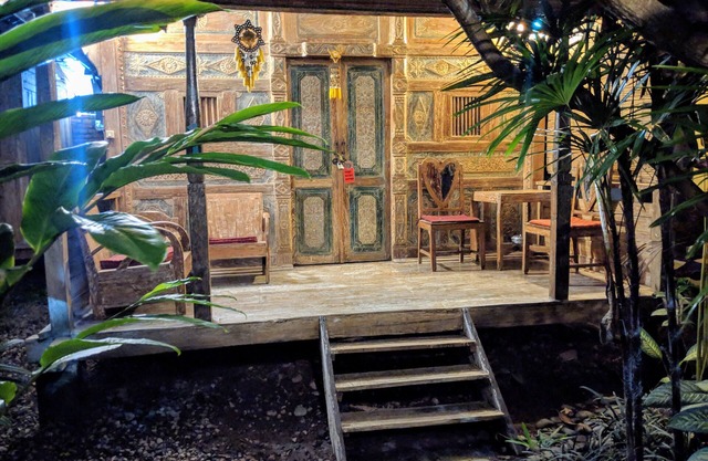 Secret wooden house in Bali