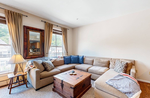 Serene condo near skiing and golf with balcony, fast WiFi, and washer/dryer