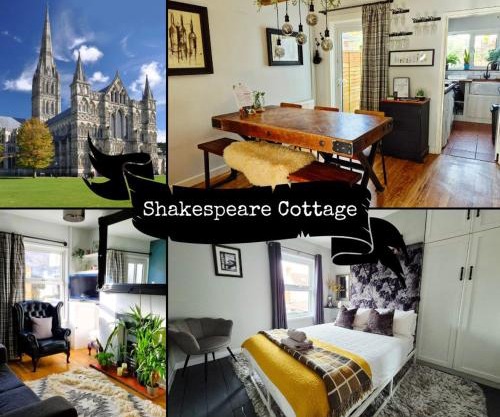 'Shakespeare Cottage' - Free Parking near Salisbury Railway Station & Walk to City