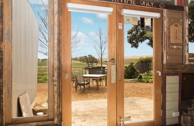 Shed bed at Clare Valley Luxury Vineyard Stay