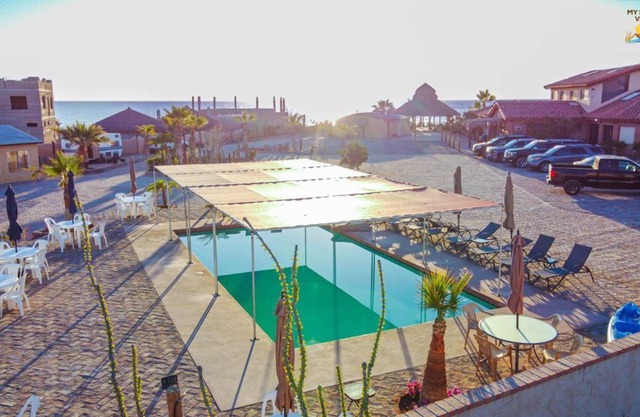 Short walk to pool and private beach