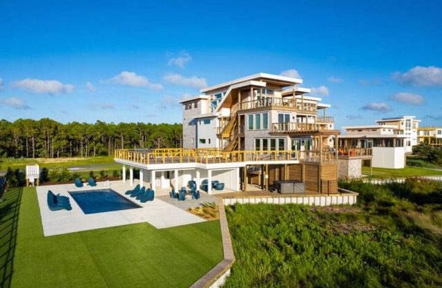 Simply the Finest - New Modern Waterfront Home w/Saltwater Pool