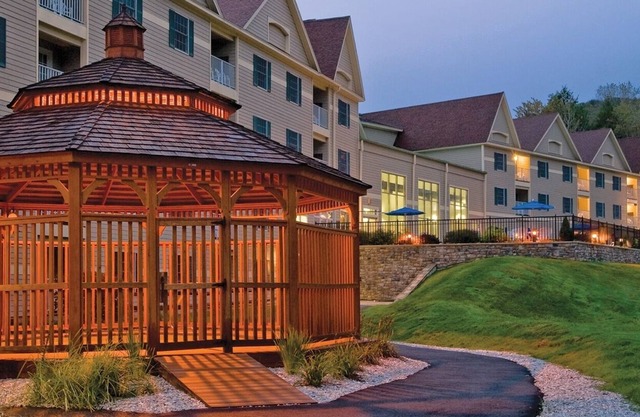 Ski resort, Wydham Bently Brook in Berkshire mountains, MA