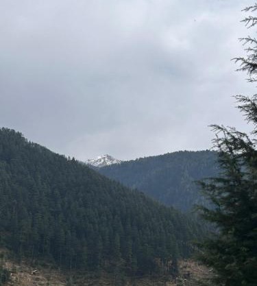 Skytouch cottage Lambri pass view