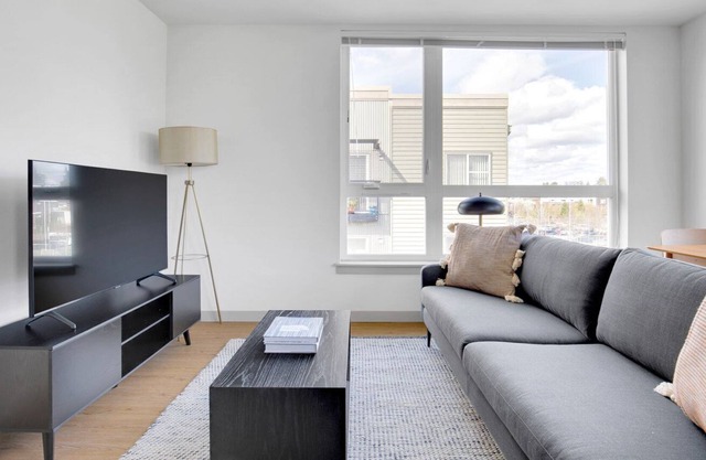 Sleek Columbia City 2BR w/ W/D & Gym, steps to Light Rail, by Blueground