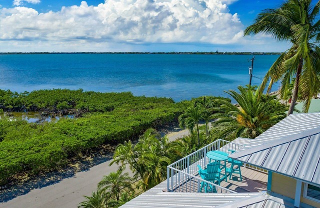 Slice of Paradise: Captivating Open Water Views, Deep Canal, Dockage, Heated Pool, and Pet-Friendly!