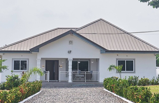 Smart Eco-Home with ambient gardens, smart features and great mountain views.