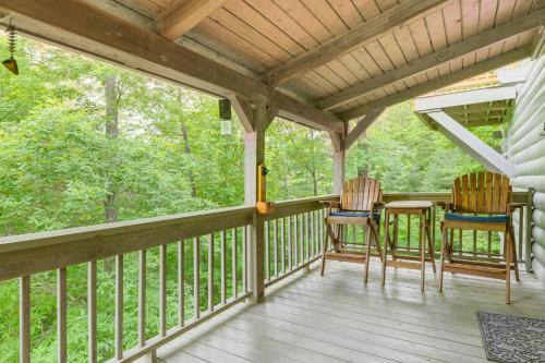 Smoky Mountain Log Cabin Close to Rafting!