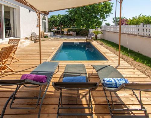 Somptueuse villa piscine terrain de pétanque à 10 min de Sète