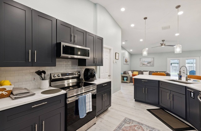 Spacious 4 bedroom, 2000 sq ft home with parking on premise.