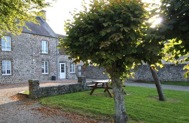 Spacious Family-Friendly Gite with Fireplace, Garden, & BBQ near La Haye
