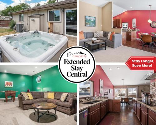 Spacious Home W Hot Tub & Fireplace
