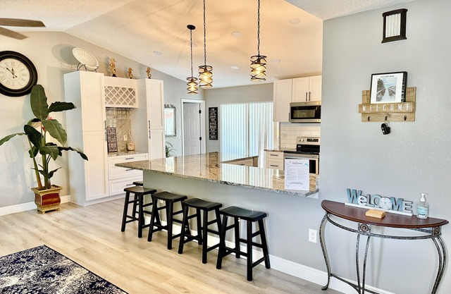 SPACIOUS home with private POOL 5 mins to beach! Close to everything!