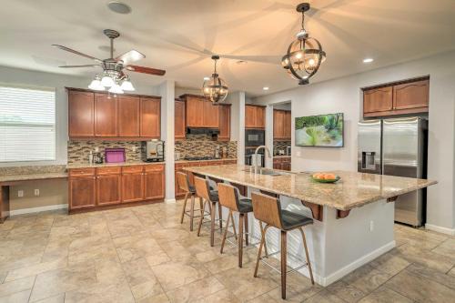 Spacious Indio Home Pool, Grill, and Fire Pits