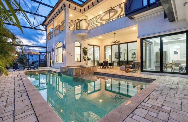 Spacious Luxury Waterfront Retreat with Pool & Spa