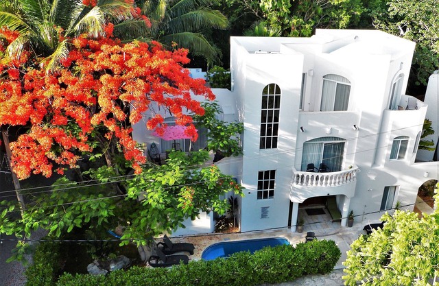 Spacious Oceanview Villa, steps to beach, 24hr gated community, Playacar Fase 1