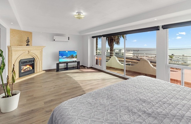 Spacious Oceanview Villa – Near Rosarito, Gated, Patios, Fire Pit & BBQ!