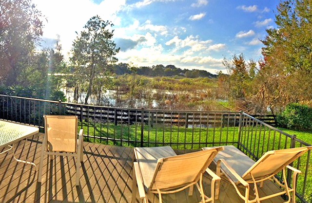 Spacious, open, home on a nature preserve/wetland, with Golf Cart!