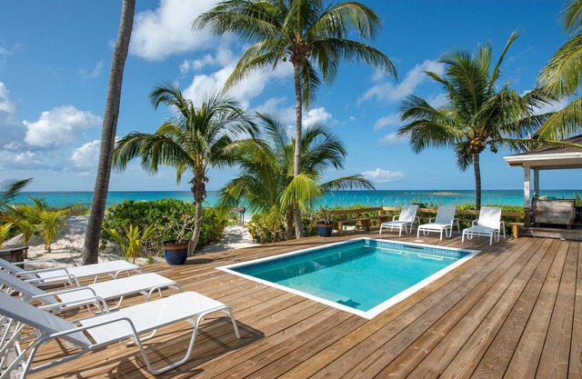Spectacular Beachfront House w/Htd. Pool on Famous French Leave Beach