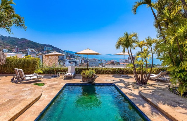 Spectacular hillside villa with pool, incredible views, private chef, & staff