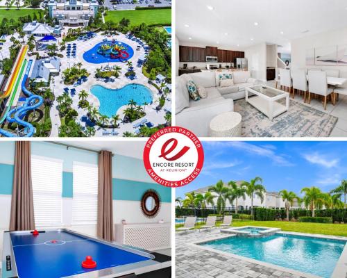 Spectacular Home Near Disney With Private Pool And Waterpark & Resort Access At Encore Resorts Reunion - 465Sf