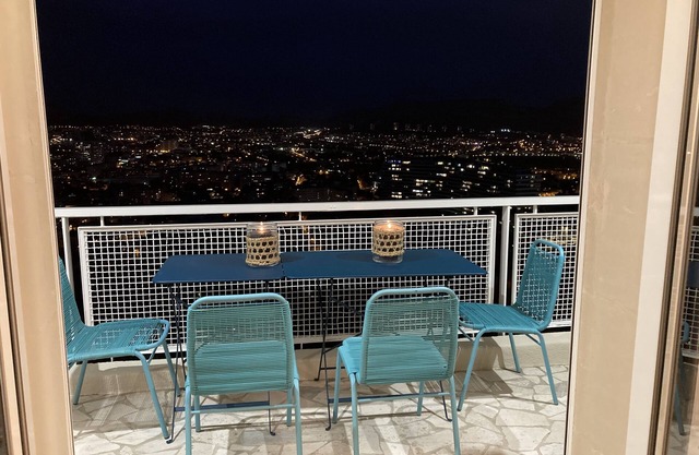 Splendid panoramic sea and city views