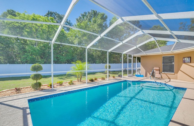 Spring Hill Home w/Private Yard & Heated Pool!