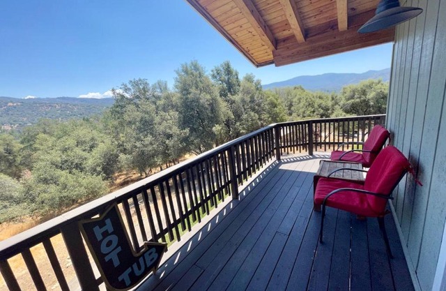 Squirrel View Hot tub BBQ Patio Shuffle Board