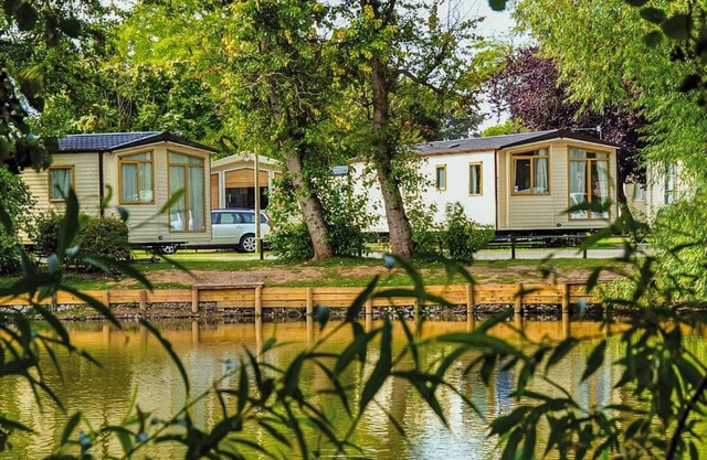 Standard caravan with one double and two twin.