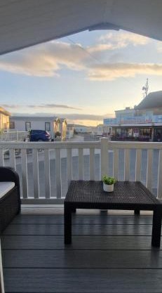 Static caravan, Golden Gate, Towyn, North Wales