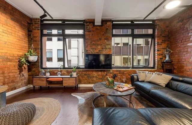 StayCentral - Heritage Warehouse Retreat Melbourne CBD - - 2 Bedrooms, 2 Beds, 2 Bathrooms, Parking available nearby for a small fee for stays 10 nights or more.