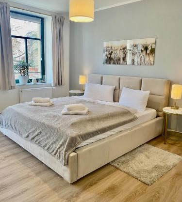 Stilvolles City-Apartment Dresden-Cotta mit Balkon