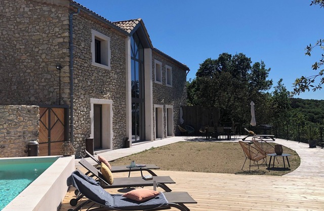 Stone residence with exceptional views, private pool and spa