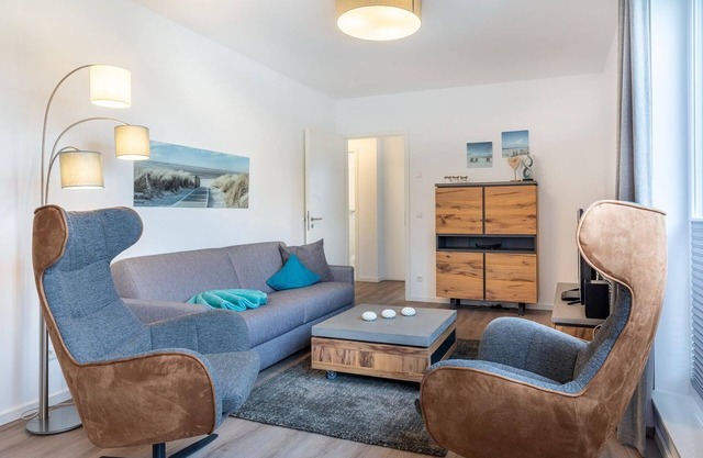 Strandnahes Familienapartment mit Toller, Sonniger Dachterrasse und Zwei Bädern - Aparthotel