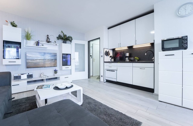 Strandnahe Ferienwohnung Mija mit Balkon in Süssau