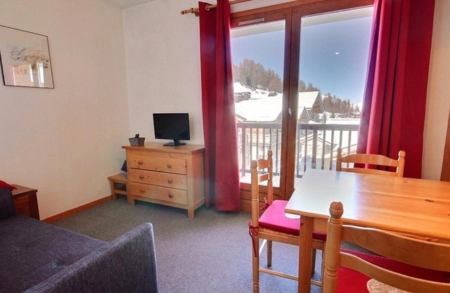 Studio cosy 4 pers. au pied des pistes avec balcon - FR-1-455-112