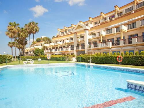 Studio in Marbella beachfront with pool
