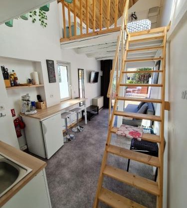 Studio Mezzanine Chez Papou, Ville et Forêt