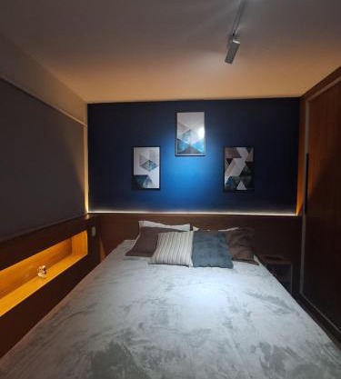 Studio moderno com Piscina 4 pessoas no Centro