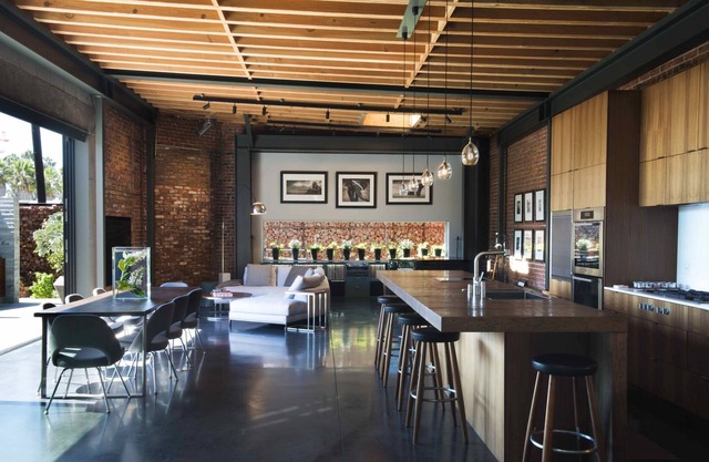 STUNNING ARCHITECTURAL INDUSTRIAL LOFT W/ POOL ONE BLOCK TO THE BEACH
