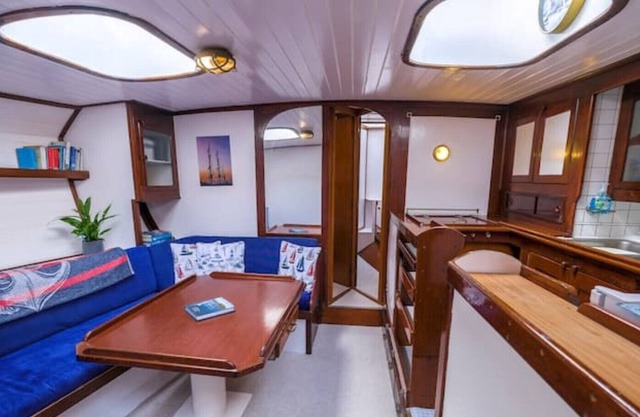 Stunning boat ‘Sea Lion’ in Charlestown, Cornwall