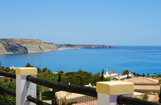 Stunning luxury villa, heated pool, a/c, panoramic sea views, WiFi, BBQ, gardens