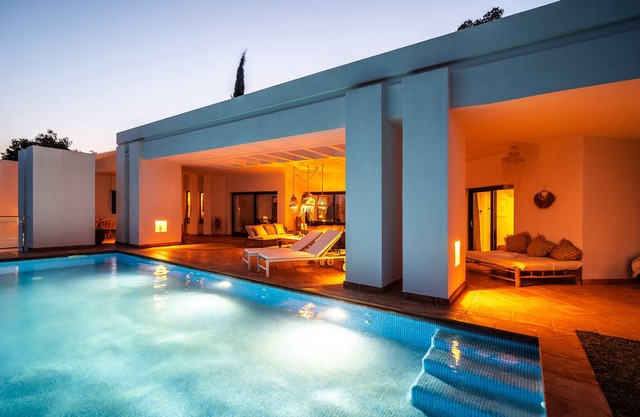Stylish boho villa in southern Ibiza with breathtaking views of Es Vedra