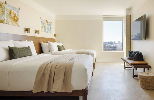 Stylish Getaway with Curated Design, Lounge Areas and City Views
