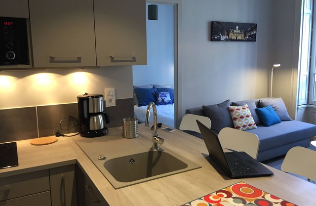 Suite Opera Design - Celect'In Lyon - Hyper center - 31m2 modern & comfortable