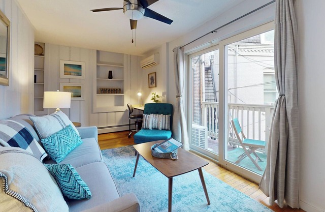 Sun-filled 1 bed, 1 bath in Brookline Village