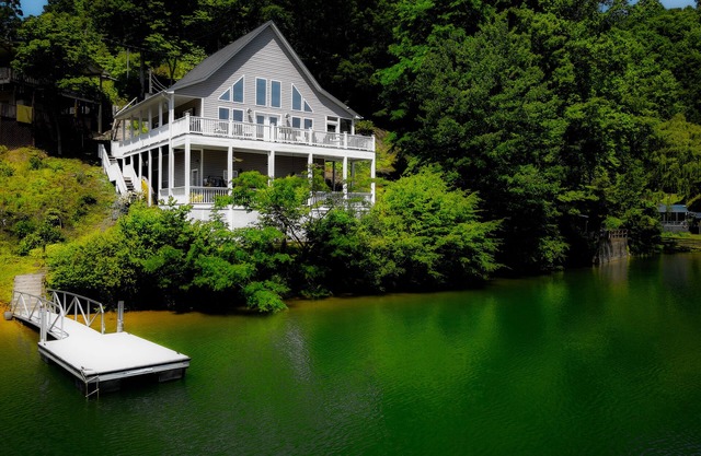 Sunrise Cove | Lake Fontana with Private Dock and Lake Views