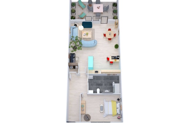 Superb apartment in the centre of Troyes with a private terrace!