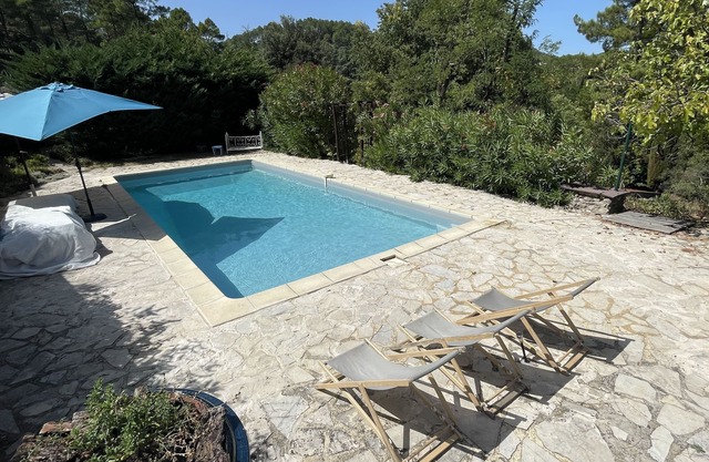 Superb Cévennes farmhouse with swimming pool and large terraced garden at ANDUZE