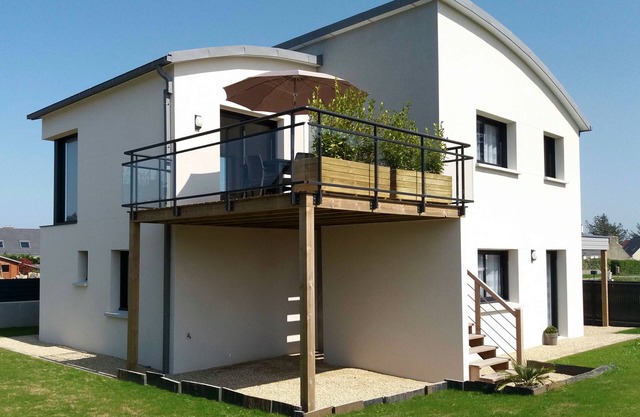 Superb recent house classified * sea view-50m from the sea - Landrellec/Trégastel